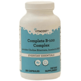 Vitacost - Complejo B-100 Completo (100 mg / 100 mcg - 200 Cápsulas)