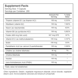 Vitacost - Complejo B-100 Completo (100 mg / 100 mcg - 200 Cápsulas)
