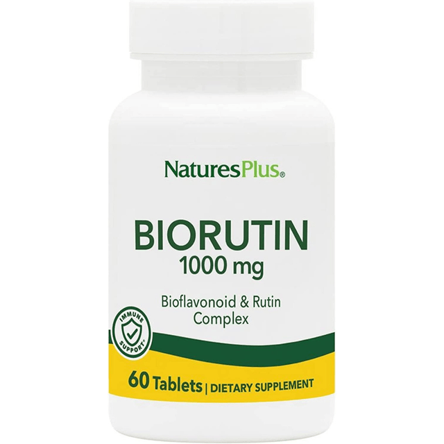 Natures Plus Biorutin 1000mg - 60 Tabletas - Haz Tu Pedido