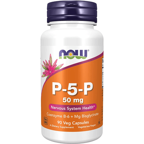 NOW Foods P-5-P - 50 mg - 90 Cápsulas Vegetales - Haz Tu Pedido