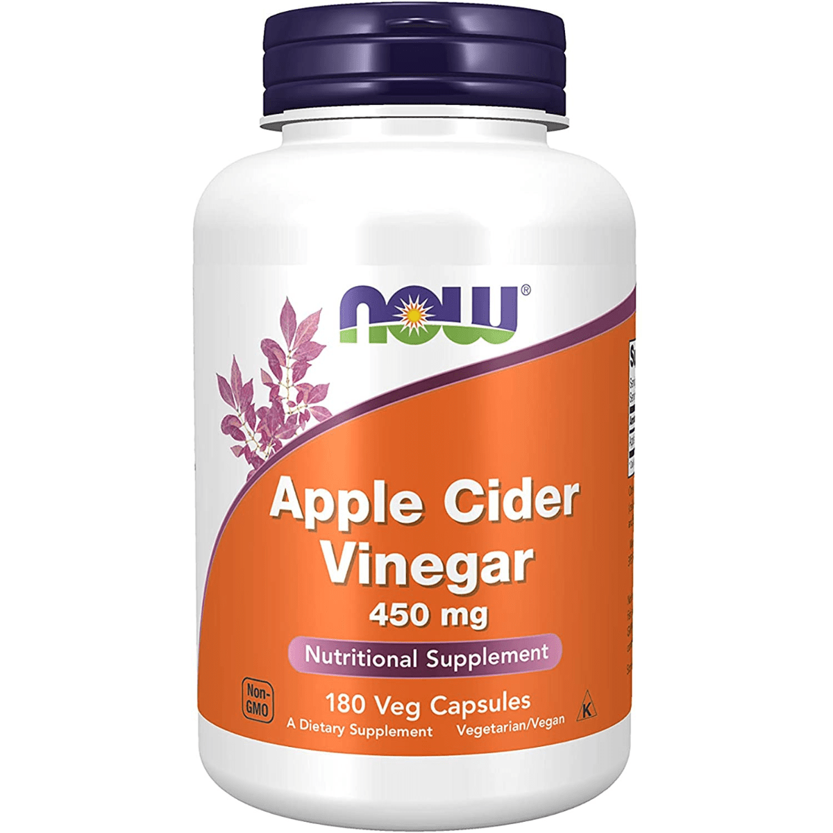 NOW Foods Vinagre de Manzana - 180 Cápsulas Veganas - Haz Tu Pedido