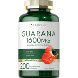 Guaraná - 1600 mg - 200 Cápsulas de Liberación Rápida - Haz Tu Pedido