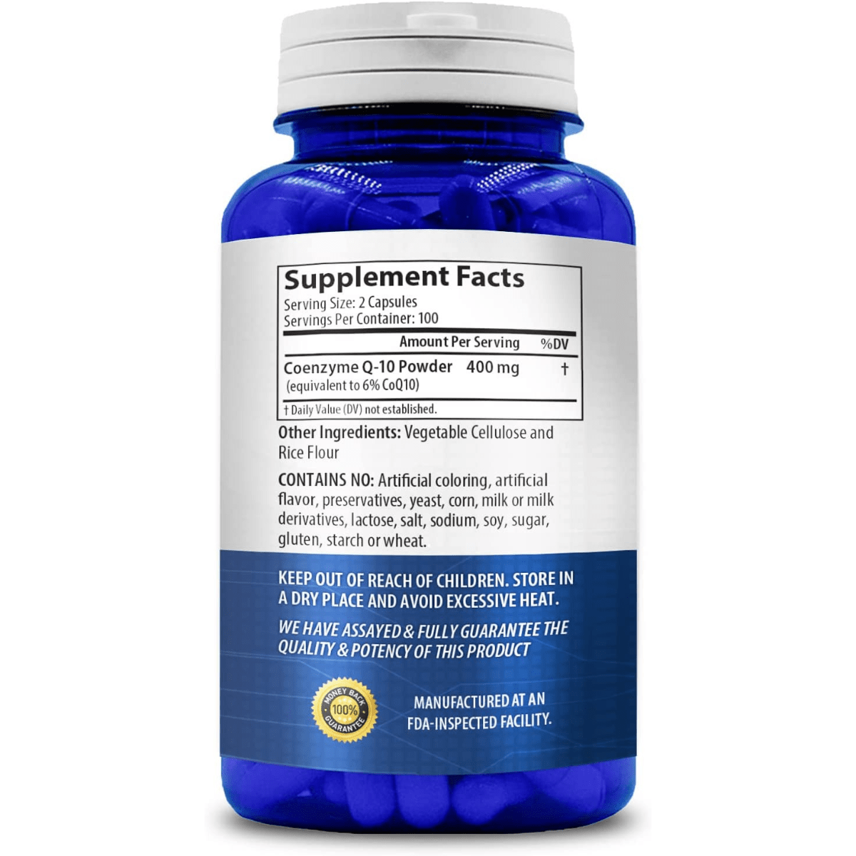 NasaBeahava Coenzima Q10 400 mg - 200 Cápsulas - Haz Tu Pedido