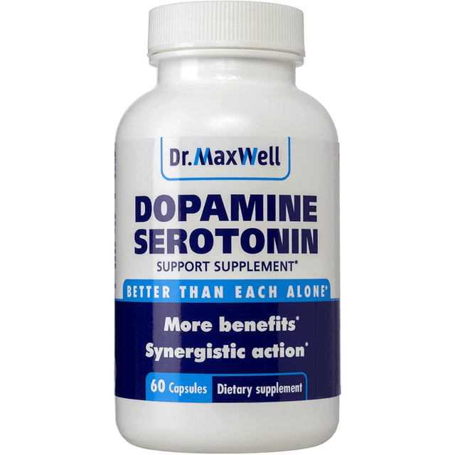 Dr. Maxwell Serotonina y Dopamina - 60 Cápsulas - Haz Tu Pedido