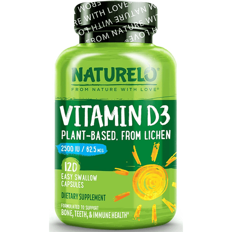 Naturelo Vitamina D3 2500 IU - Haz Tu Pedido