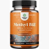 Natures Craft Vitamina B12 1000 mcg - Bayas de Cereza - 90 Tabletas Masticable - Haz Tu Pedido