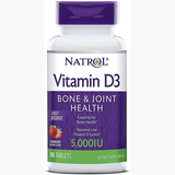 Natrol Vitamina D3 125 mcg - Fresa - 90 Tabletas - Haz Tu Pedido