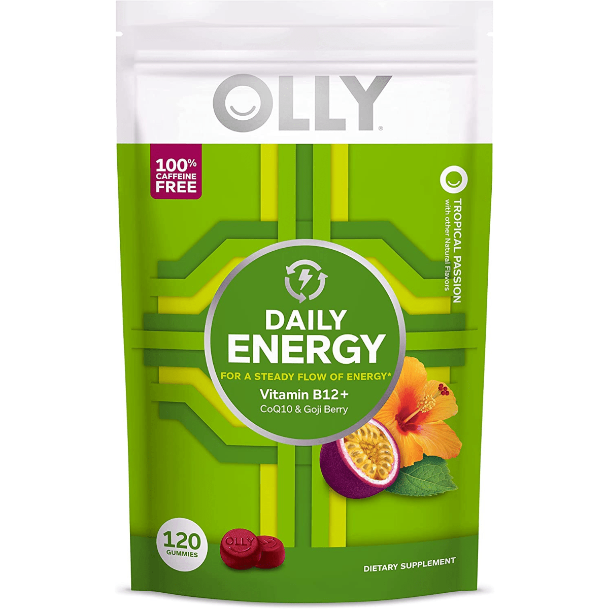 OLLY Vitamina B12 Con CoQ10 Energía Diaria - Maracuyá - Haz Tu Pedido