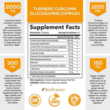 Nature's nutrition Glucosamina con Jengibre 2000 mg - Haz Tu Pedido