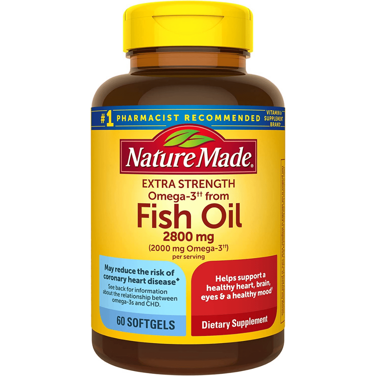 Nature Made Aceite de pescado 2800mg - 60 Cápsulas Blandas - Haz Tu Pedido