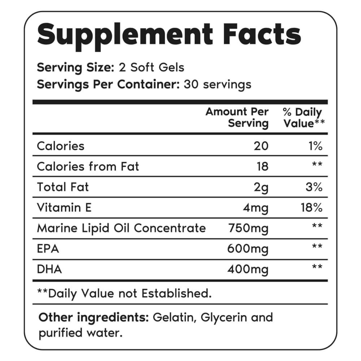 Primal Harvest Omega 3 1000 mg - 60 Cápsulas - Haz Tu Pedido