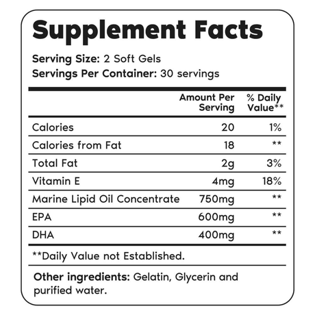 Primal Harvest Omega 3 1000 mg - 60 Cápsulas - Haz Tu Pedido
