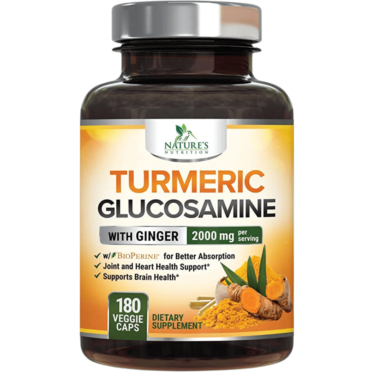 Nature's nutrition Glucosamina con Jengibre 2000 mg - Haz Tu Pedido
