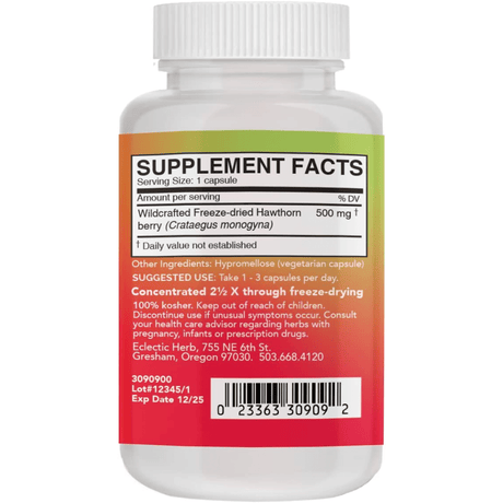Eclectic Herb Baya de Espino 500 mg - Haz Tu Pedido