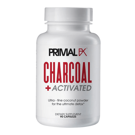 PrimalFX Carbón + Activado 500 mg - 90 Cápsulas - Haz Tu Pedido