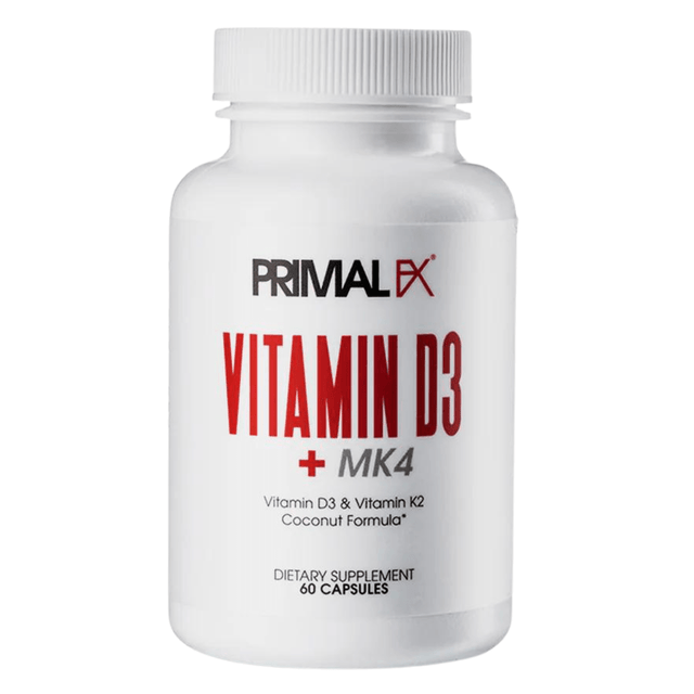PrimalFX Vitamina D3 + MK4 10000 IU - 60 Cápsulas - Haz Tu Pedido