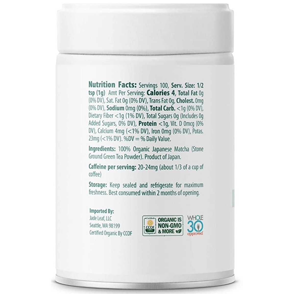 Jade Leaf Te Verde Matcha Grado Ceremonial - Haz Tu Pedido