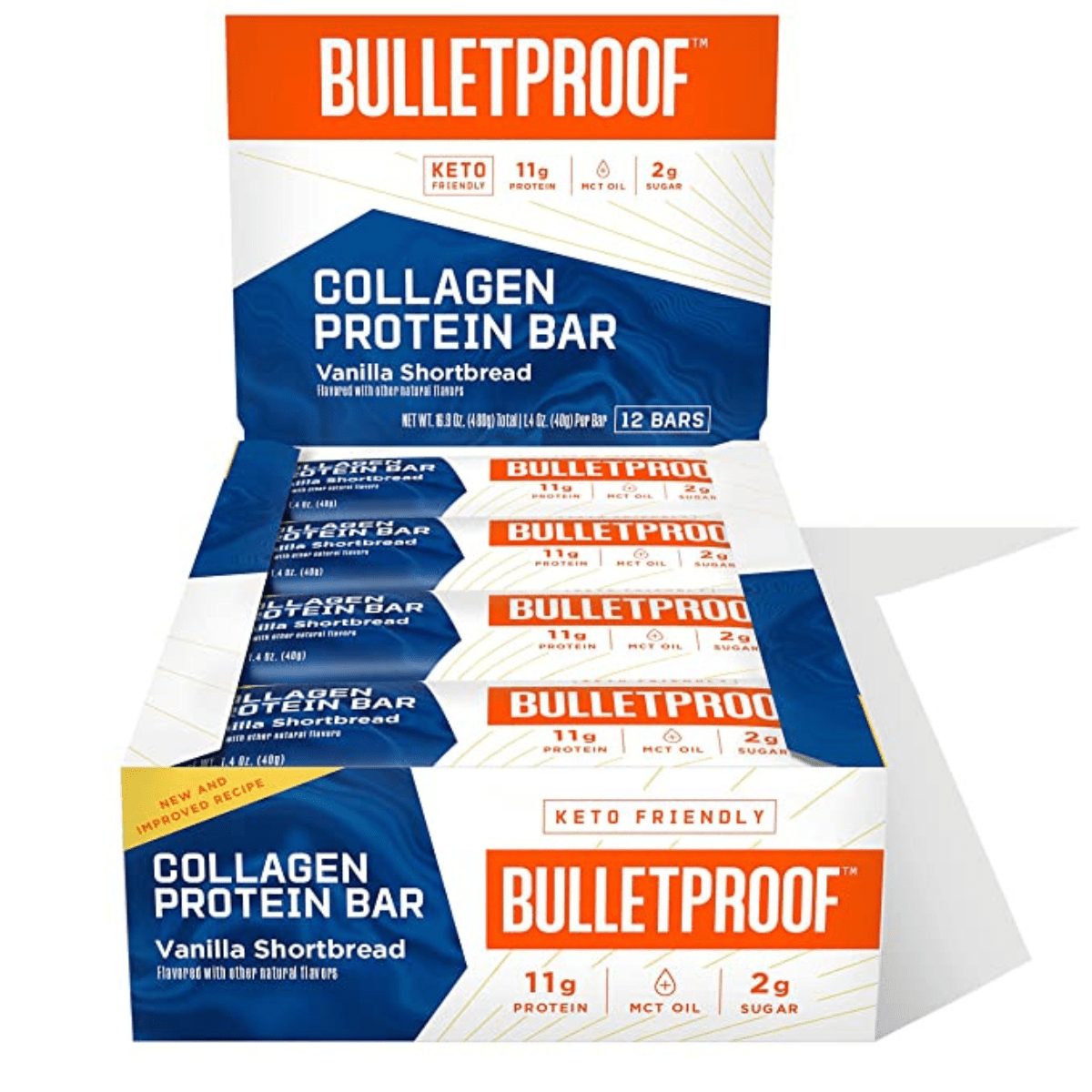 Bulletproof Proteína de Colágeno - 12 Barritas - Haz Tu Pedido
