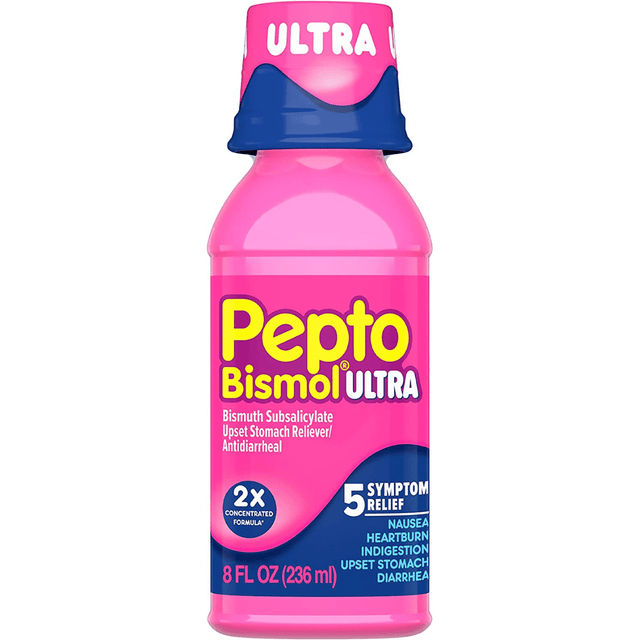 Pepto Bismol Ultra para Nauseas, Acidez Estomacal y Indigestión - 236 ml - Haz Tu Pedido