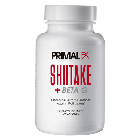 PrimalFX Shiitake + Beta G 1500 mg- 90 Cápsulas - Haz Tu Pedido