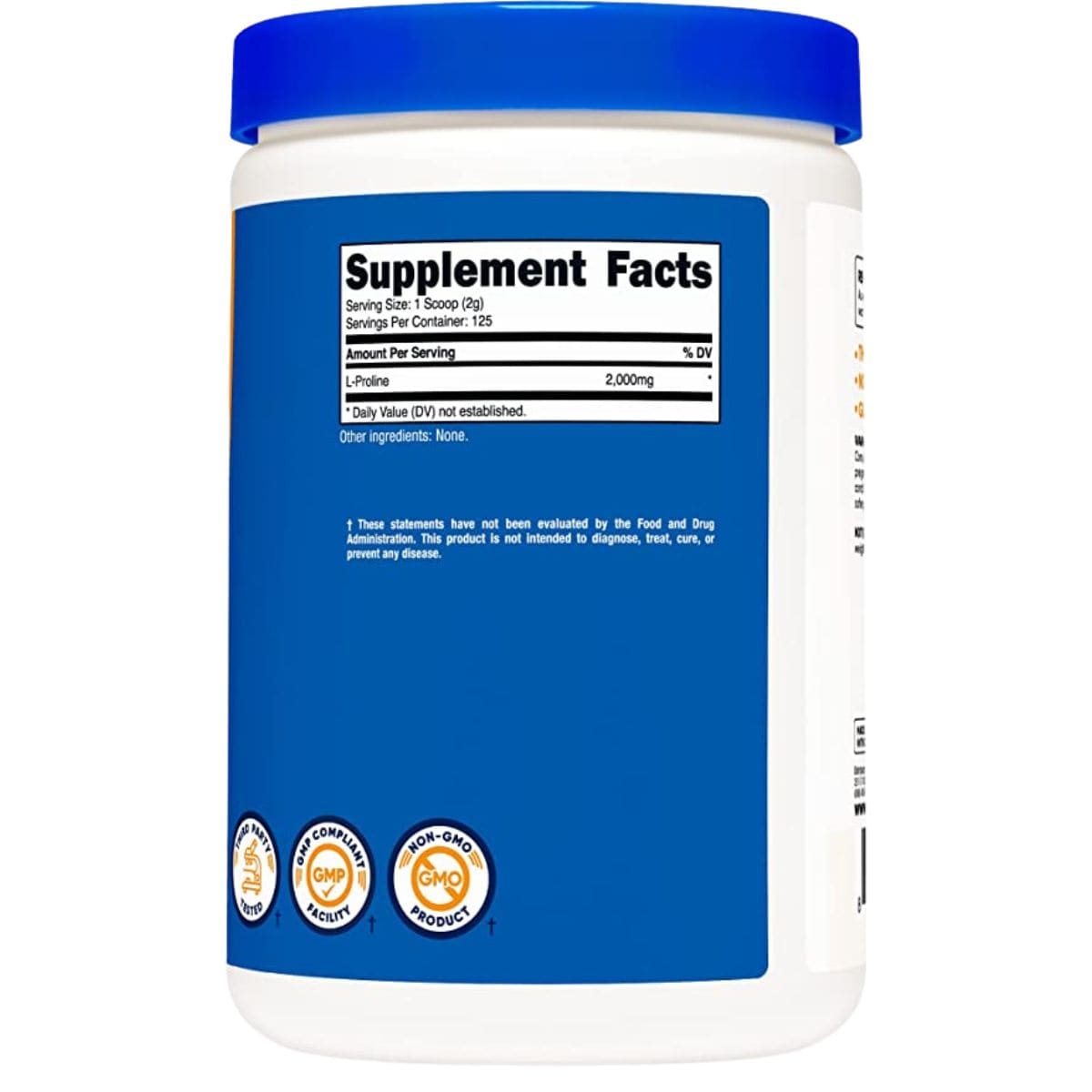 Nutricost L-Prolina - 250 g - Haz Tu Pedido