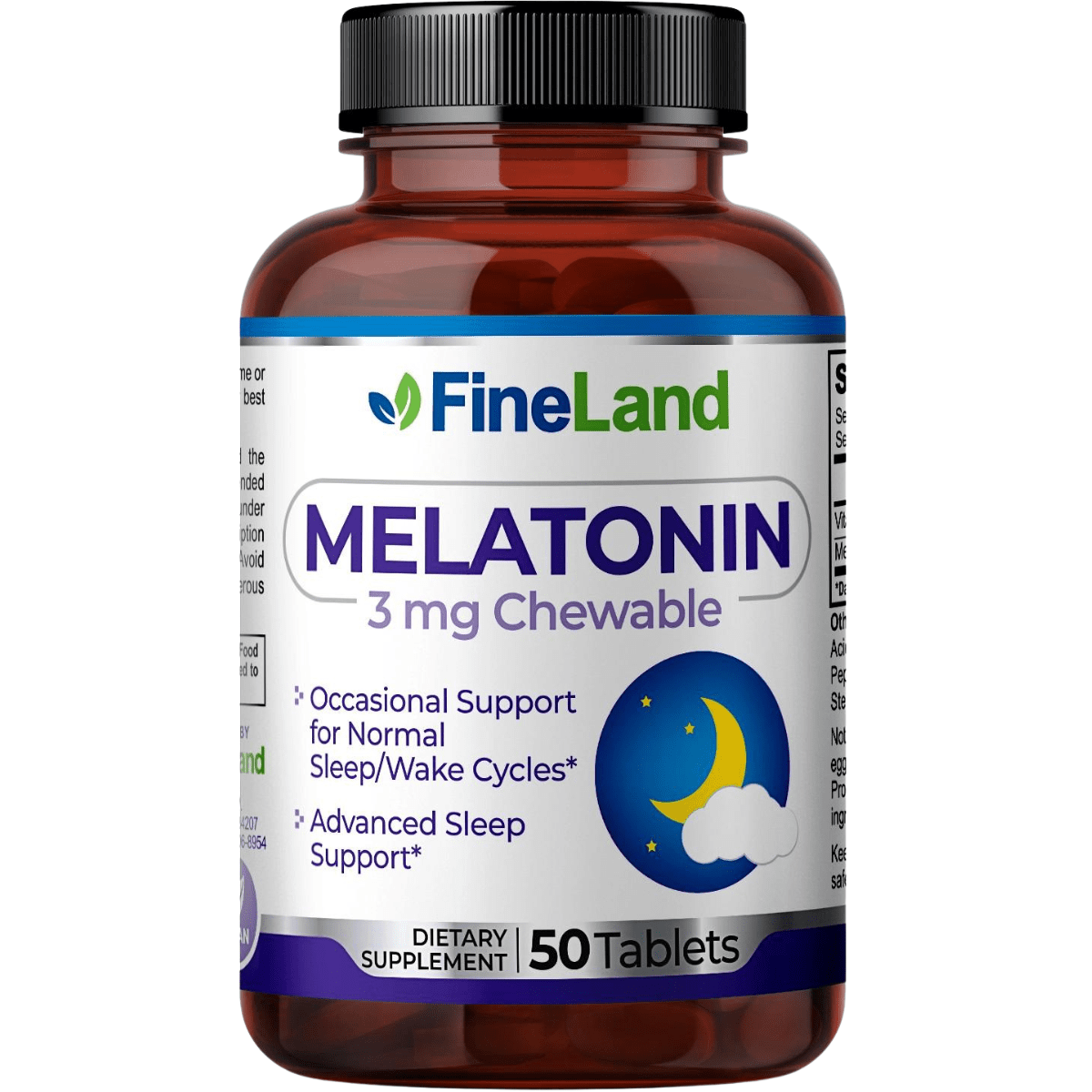 Fineland Melatonina 3 mg - 50 Tabletas - Haz Tu Pedido