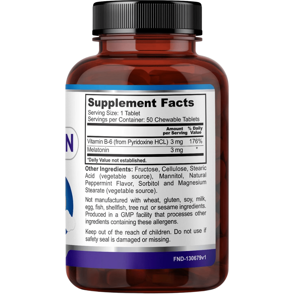 Fineland Melatonina 3 mg - 50 Tabletas - Haz Tu Pedido