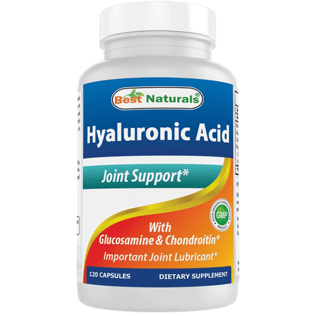 Best Naturals Ácido Hialurónico con Glucosamina y Condroitina - 120 Cápsulas - Haz Tu Pedido