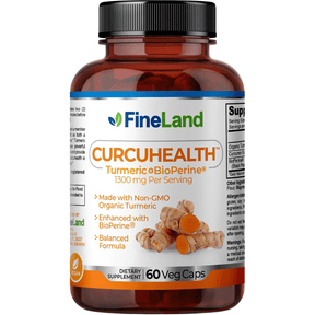 Fineland Curcuma con Bioperina 1300 mg - 60 Cápsulas - Haz Tu Pedido