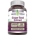 Amazing Nutrition Extracto de Semilla de Uva 16000 mg - 240 Cápsulas Vegetales - Haz Tu Pedido