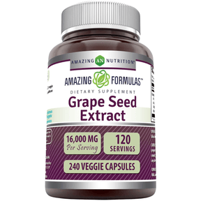 Amazing Nutrition Extracto de Semilla de Uva 16000 mg - 240 Cápsulas Vegetales - Haz Tu Pedido