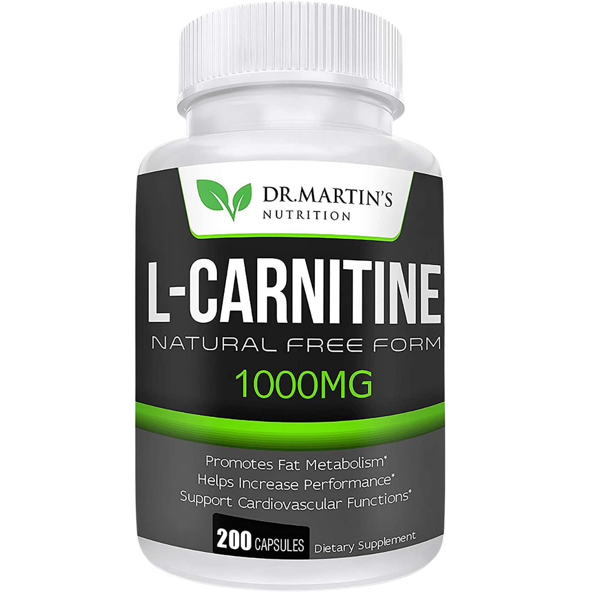 Dr. Martins Nutrition L-Carnitina 1000 mg - 200 Cápsulas - Haz Tu Pedido