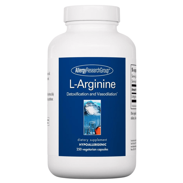 Allergy Research Group L-Arginina 500 mg - 250 Cápsulas - Haz Tu Pedido