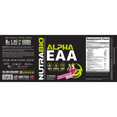 NutraBio Alfa EAA - Haz Tu Pedido