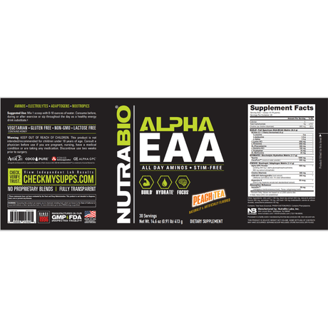 NutraBio Alfa EAA - Haz Tu Pedido