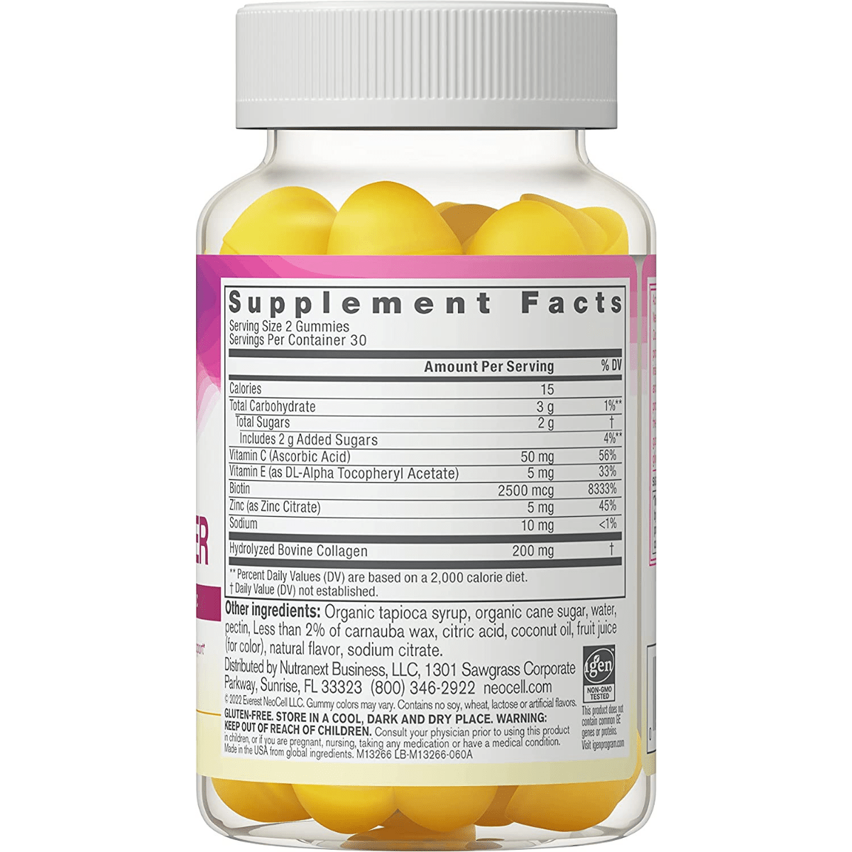 NeoCell Colágeno con Biotina y Vitamina C - 60 Gomitas - Haz Tu Pedido