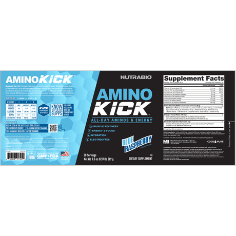 NutraBio Amino Kick - Haz Tu Pedido