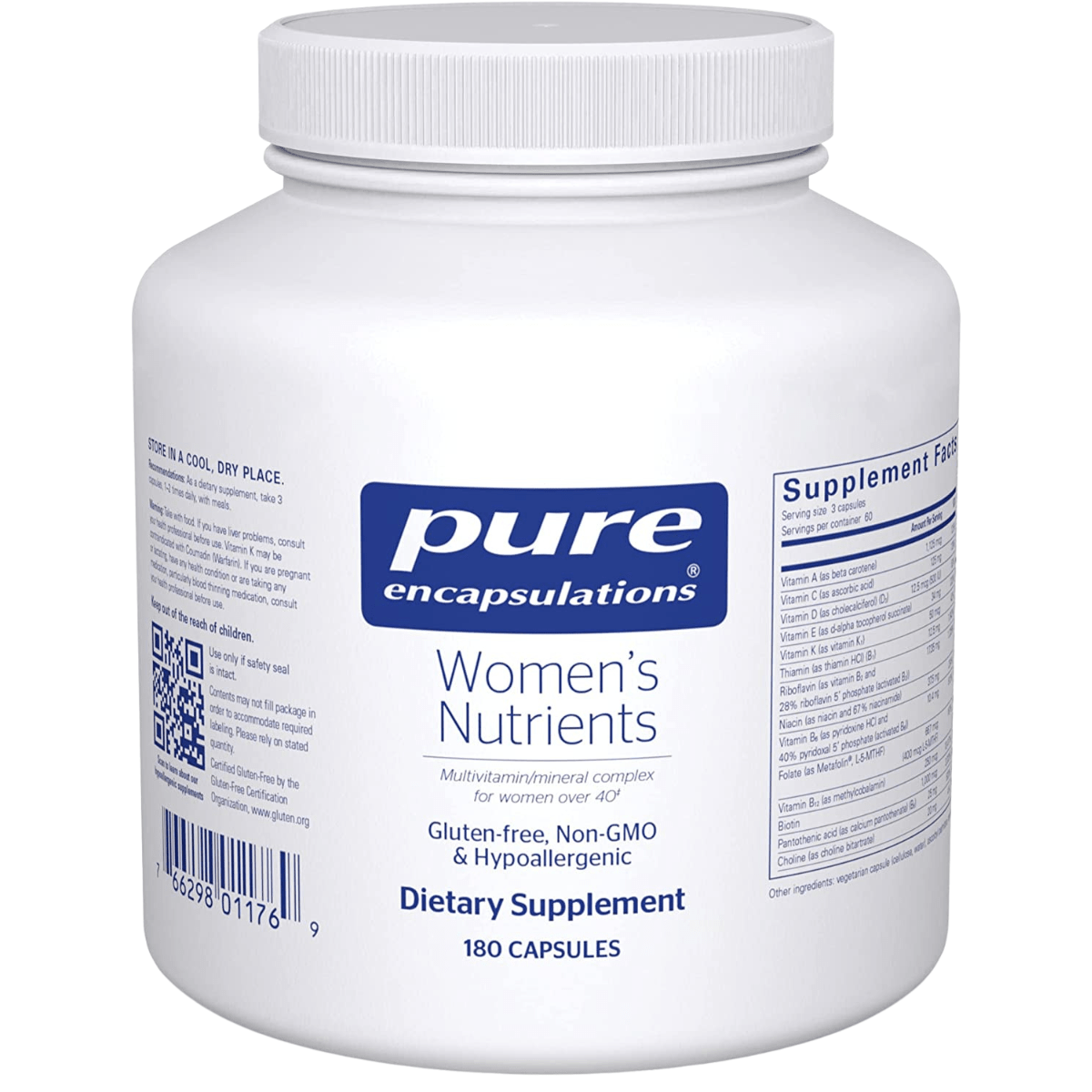 Pure Encapsulations Multivitamínico para Mujeres Mayores de 40 años - Haz Tu Pedido
