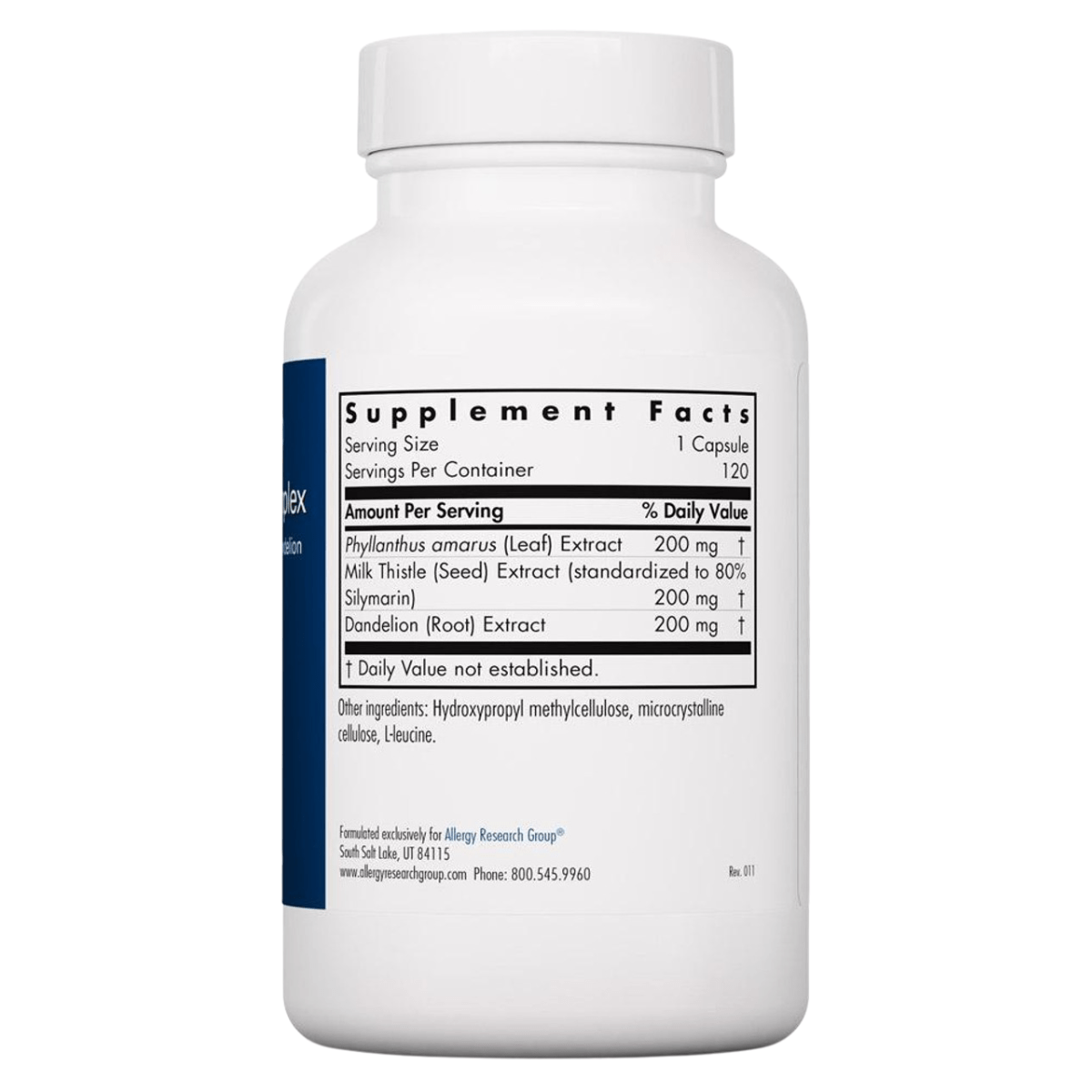 Allergy Research Group Cardo Mariano - 200 mg - 120 Cápsulas - Haz Tu Pedido