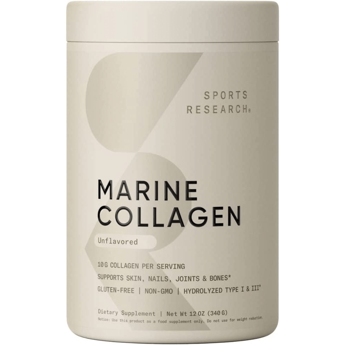 Sports Research Colágeno Marino - 340 g - Haz Tu Pedido