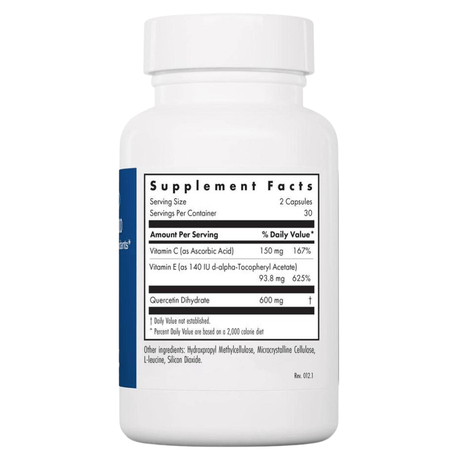 Allergy Research Group Quercetina - 300 mg- 60 Cápsulas - Haz Tu Pedido