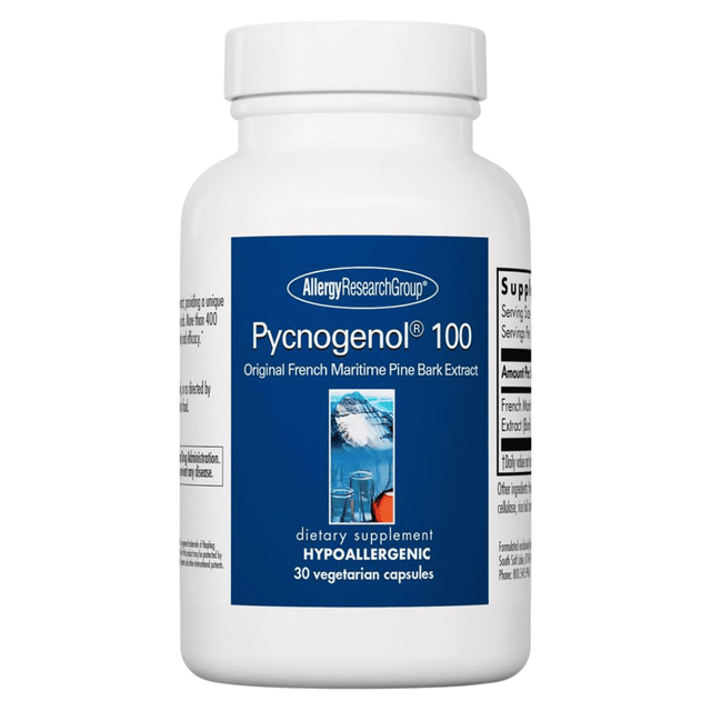 Allergy Research Group Picnogenol - 100 mg - 30 Cápsulas - Haz Tu Pedido