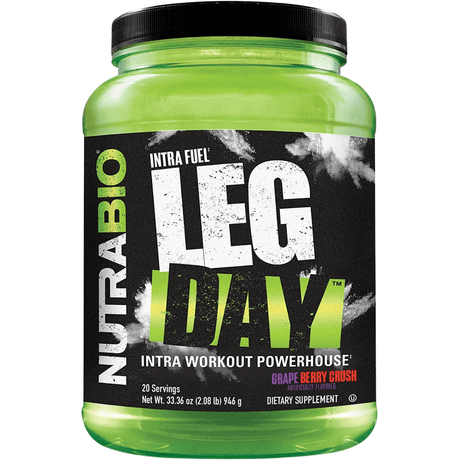NutraBio Leg Day - Haz Tu Pedido