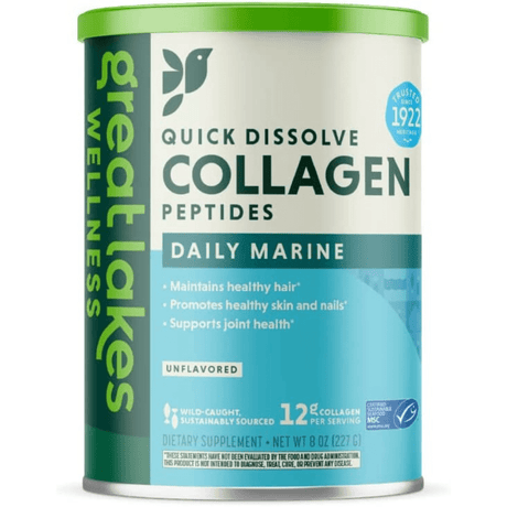 Great Lakes Gelatin Colágeno Marino - Sin Sabor - 277 g - Haz Tu Pedido
