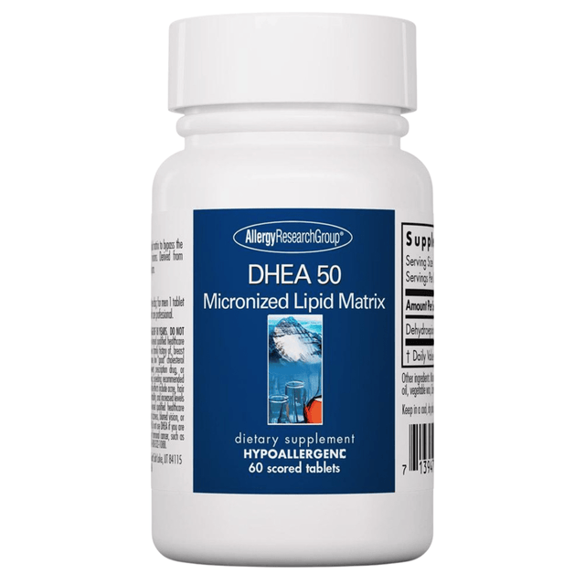 Allergy Research Group DHEA - 50 mg - 60 Tabletas - Haz Tu Pedido
