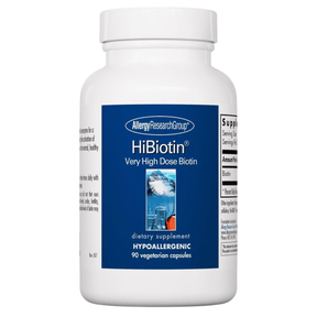 Allergy Research Group Biotina - 100 mg - 90 Cápsulas Vegetarianas - Haz Tu Pedido