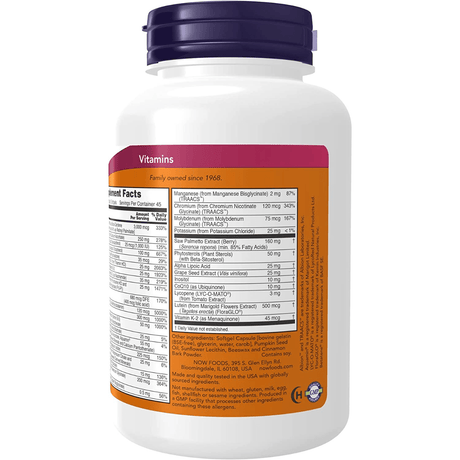 NOW Foods Multivitamínico para Hombres ADAM - 90 Cápsulas Blandas - Haz Tu Pedido
