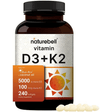 NatureBell Vitaminas D3 y K2 - 240 Cápsulas Blandas - Haz Tu Pedido