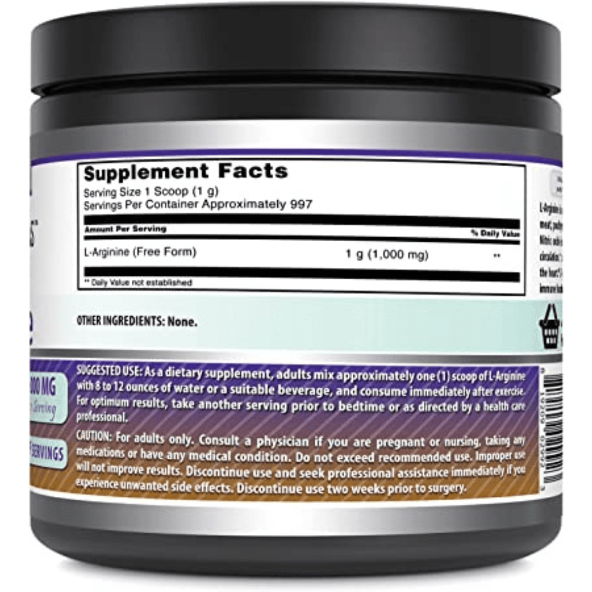 Amazing Nutrition L-Arginina - 997 g - Haz Tu Pedido