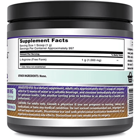 Amazing Nutrition L-Arginina - 997 g - Haz Tu Pedido